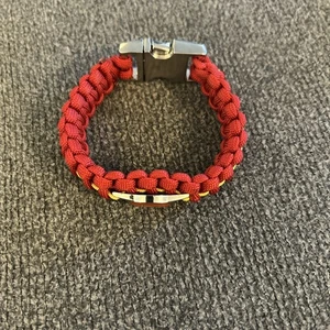Kansas City Chiefs NFL Paracord Armband Handmade By Heros Metallverschluss - Bild 1 von 5