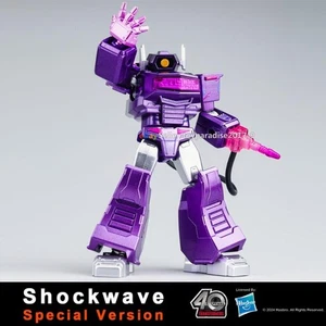 Assembly Model 40th Anniversary Shockwave G1 Transformers Special Actionfigur - Bild 1 von 36