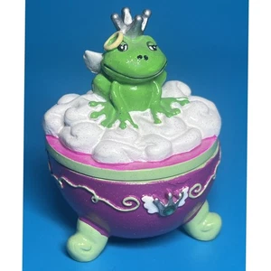 Vintage 2006 Claire’s Angel Frosch Schmuckkästchen #9 Rarität - Bild 1 von 6
