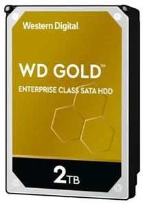 HARD DRIVE, GOLD, 3.5" 2TB, DATACENTER, CACHE BUFFER 128MB, DRIVE INTERFA FOR WD - Picture 1 of 1