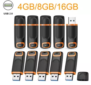 5/10er Pack 4GB, 8GB, 16GB USB 2.0 Flash Drive Speicherstick Thumb Drive Zip Drives - Bild 1 von 11