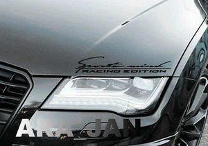 Sports mind RACING EDITION Stripe Decal Sticker Sport car logo auto performance - Picture 1 of 5