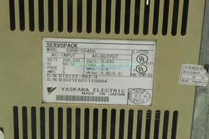 Yaskawa SGDB-05ADG usado - Imagen 1 de 1