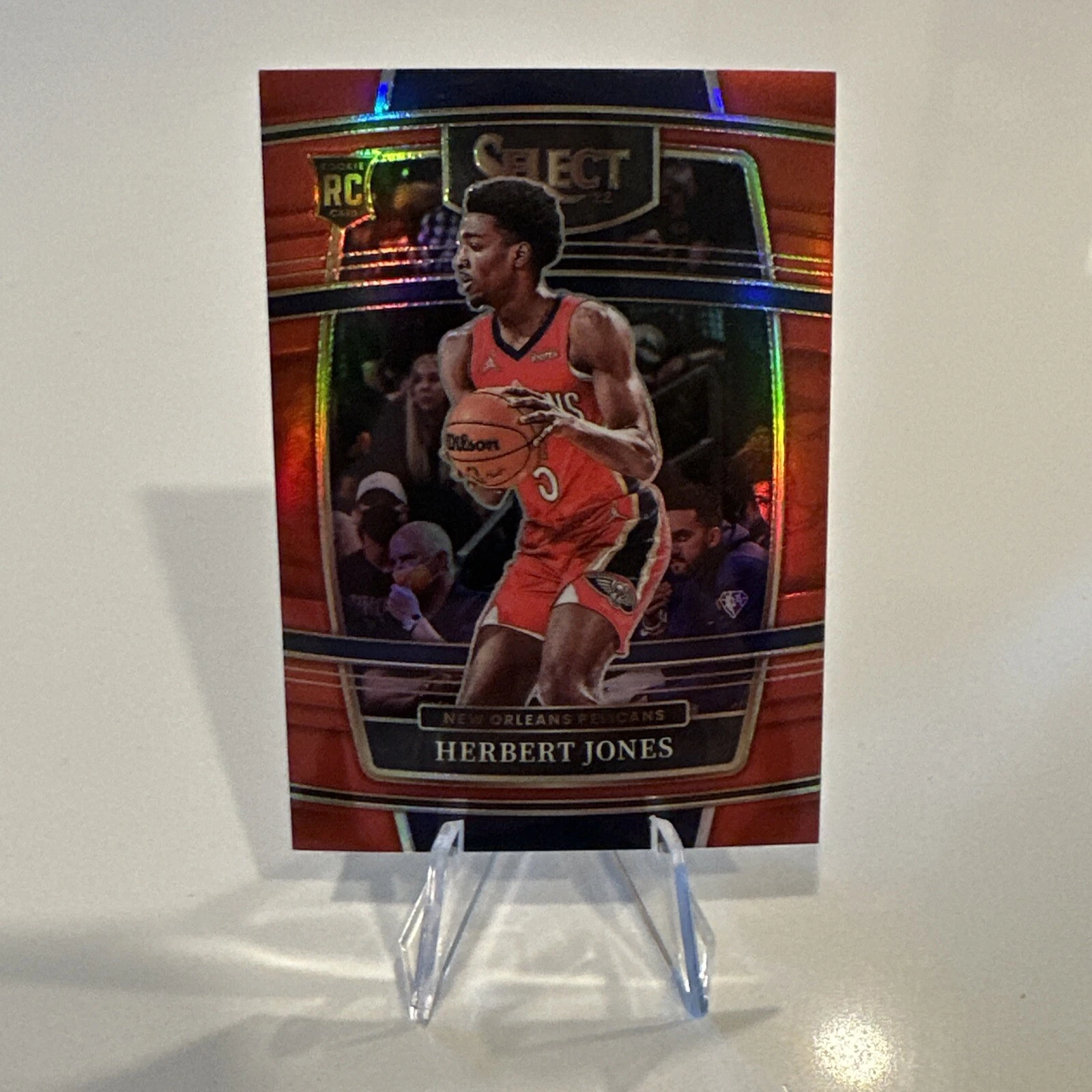 2021-22 Select Herbert Jones Concourse Red Prizm Rookie Card RC #/199 Pelicans