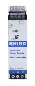 Rhino PSH-12-080 Industrial Power Supply - PRO PSH - 12 VDC @ 6.6A/80W - Picture 1 of 4