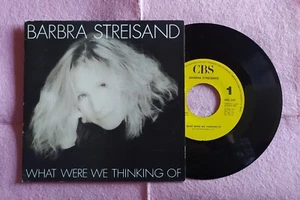 7” BARBRA STREISAND - What Were We Thinking Of - SPAIN - PROMO 1 Sided (EX/EX+) - Picture 1 of 2