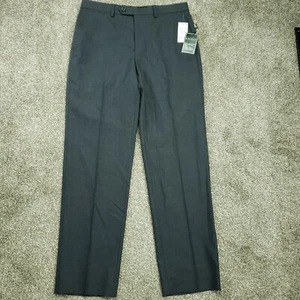 Pantalones de Vestir Lauren Ralph Lauren Hombre 33x32 Gris PANTALONES TOTALMENTE CÓMODOS Elásticos - Imagen 1 de 19