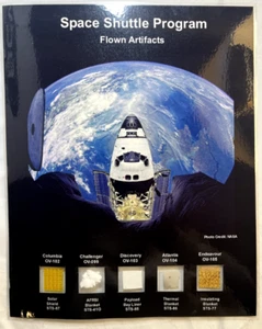 NASA GENUINE Flown Artifacts Columbia, Challanger, Discovery, & More! 8x10 - Picture 1 of 4