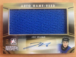 2016 ITG Heroes and prospects JOE VELENO Auto game-used 1/1 - Picture 1 of 2