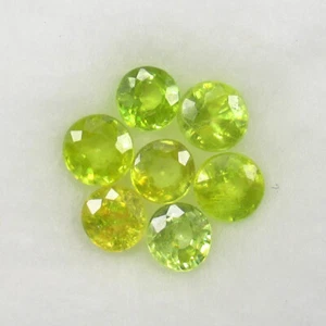 2.30 Ct Natural Very Good Luster Green Sphene Stunning Fancy Set,Myanmar - A290 - Picture 1 of 3