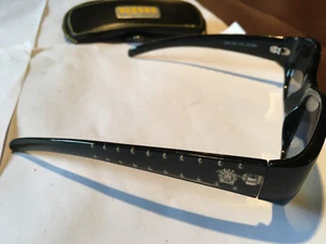 VINTAGE VERSACE MEDUSA TEMPLE Studs SUNGLASSES MOD 436 Italy - Picture 1 of 7