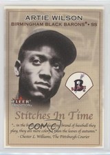 2001 Fleer Tradition Stitches in Time Artie Wilson #24ST