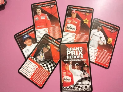 2019 Top Trumps GRAND PRIX HEROES (you pick) pack fresh cards Free Shipping - Image 1 of 2