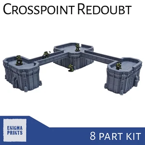 Crosspoint Redoubt - 28mm 3D Printed Imperial Terrain for Tabletop Wargaming - Picture 1 of 8