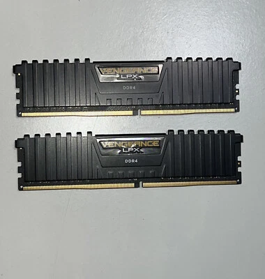 Corsair Vengeance LPX 8GB (2 x 4GB) DIMM DDR4 2400 (PC4 19200) Memory- NO OG BOX - Image 1 of 2