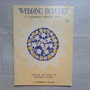 Wedding Sheet Music 17 Songs High Low Voice Bernard Taylor - Picture 1 of 6