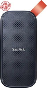 SanDisk Portable SSD, SDSSDE30 2TB, USB 3.2 Gen 2, Type C to A cable, Read speed - Picture 1 of 6