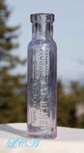 Antique MURINE EYE REMEDY embossed VIAL early BIM hand blown bottle - Picture 1 of 5
