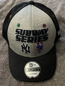 NY YANKEES NY METS SUBWAY SERIES MÜTZE NEW ERA 9FORTY CAP VERSTELLBAR MLB BASEBALL - Bild 1 von 9