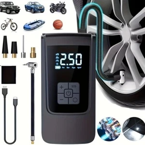 Car Tyre Inflator Portable Cordless Pump 150PSI Digital Air Compressor 4000mAh - Picture 1 of 19