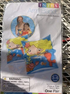 Intex Inflatable Arm Bands Mermaid Girl's Child Swim Safety Float Swimming~NIP - Picture 1 of 2