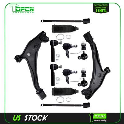 Front Lower Control Arm Ball Joint Sway Bar Tie Rod For 1999-2002 Nissan Quest - Image 1 of 4