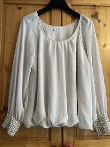 Wallis Petite Blouse 12-14 Chiffon - Picture 1 of 4