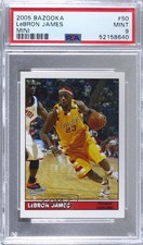 2005-06 Topps Bazooka Minis LeBron James #50 PSA 9 MINT