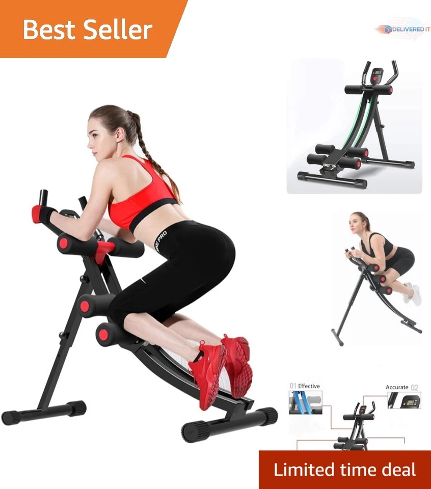 Fitlaya Fitness Core & Abdominal Trainers AB Workout Machine Home Gym Red01