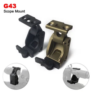 Metal Scope Riser Mount Tactical For FAST G43 Magnifier Base Red Dot Hunting  - Picture 1 of 19