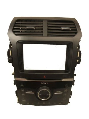 Ford Explorer 2011-2015 OEM Sony 8" radio climatizador panel bisel solamente Foto 1 de 2