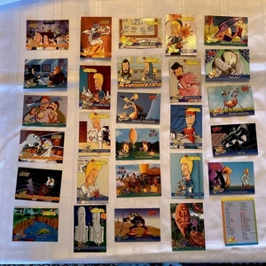 Tarjetas coleccionables Fleer Ultra MTV 1995 animación - lote de 28 tarjetas BEAVIS & BUTT-HEAD - Imagen 1 de 21