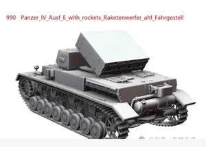 3D Printed1/72 Panzer IV Ausf E with rockets Raketenwerfer ahf Fahrgestell Model - Picture 1 of 1
