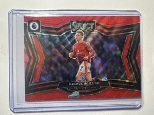 Panini Select EPL 2024-25 - Rasmus Hojlund #232 Red Wave Prizm/88 - Imagen 1 de 2