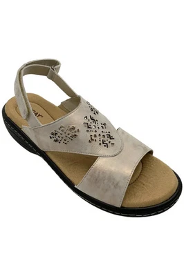 Sandalia para mujer ARRAY junto al mar oro rosa/gris Foto 1 de 3