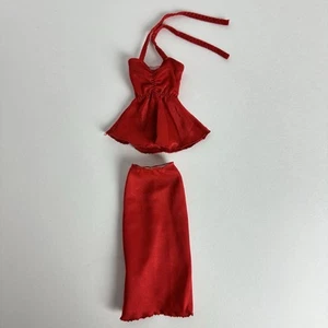 Vintage 1970’s Kenner Darci Doll Outfit Firecracker Red Skirt Top HTF - Picture 1 of 6
