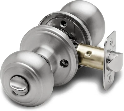 Perilla de puerta interior de privacidad colonial Copper Creek - Certificado ANSI Grado 3, Mod Foto 1 de 4