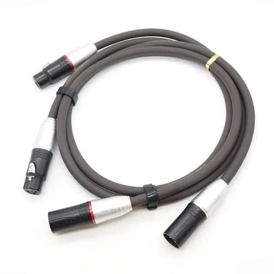 Accuphas  ASLC-10B 1.0m XLR Cable Pair High End Audio Used - Image 1 of 4