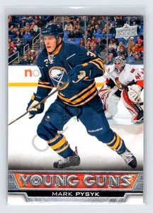 2013-14 Upper Deck Young Guns Rookie RC Mark Pysyk #457 Buffalo Sabres - Picture 1 of 2