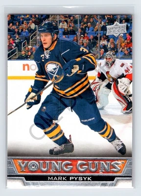 2013-14 Upper Deck Young Guns Rookie RC Mark Pysyk #457 Buffalo Sabres - Image 1 of 2