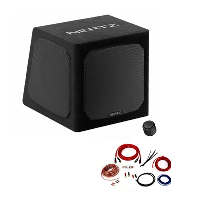 Hertz DBA 201 Subwoofer attivo in cassa linea Dieci + KIT CAVI - Image 1 of 2
