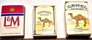 Pair of "CAMEL FILTERS" & a "L & M" Unstruck Match Boxes - Picture 1 of 22
