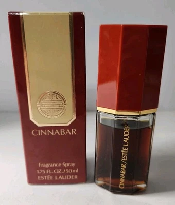 Cinnabar Estee Lauder Vintage Eau de Parfum Spray 50 ml 1.7 oz With Box Y2K - Image 1 of 3
