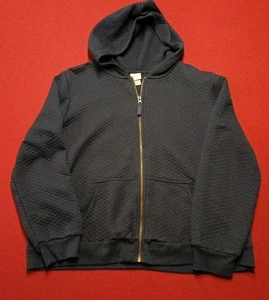 Covington Navy Blue Quilted Hoodie Jacket Full Zip Women's XL - Picture 1 of 7