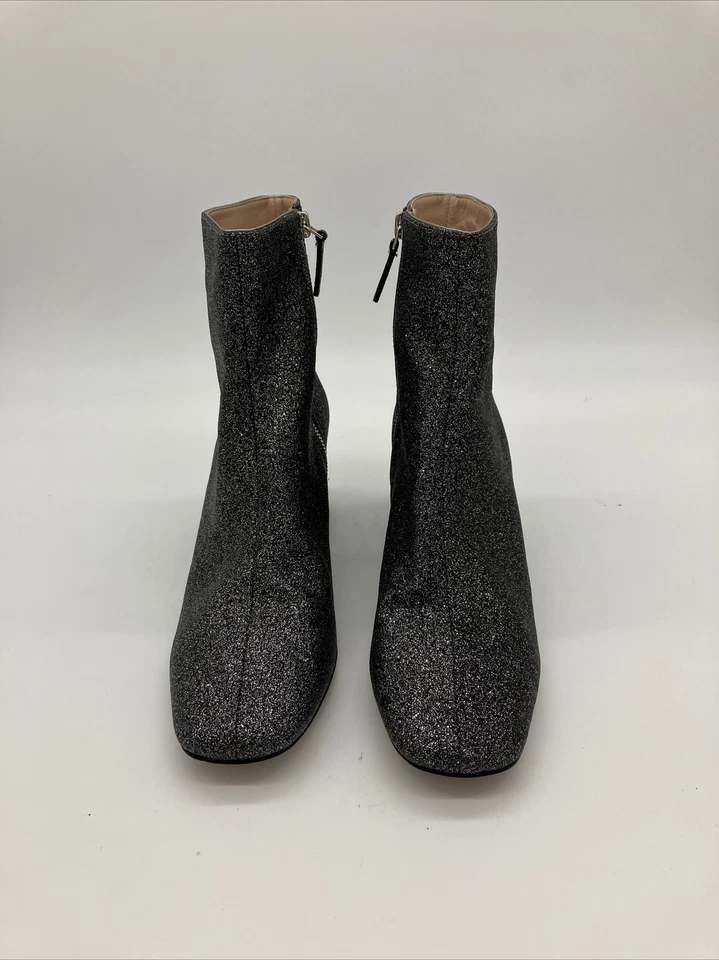 Marc Jacobs Botín Plata Brillante Cremallera Lateral Talla 39 Foto 1 de 4