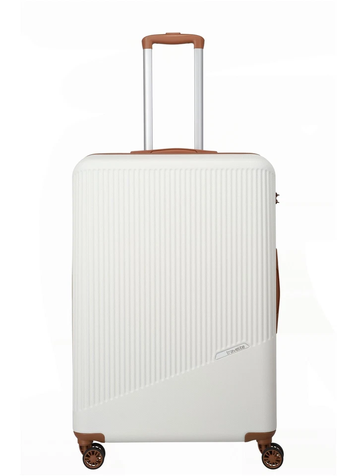 Travelite Trolley BALI 4w Hartschalenkoffer Trolley L Koffer 96L Weiß - Bild 1 von 1