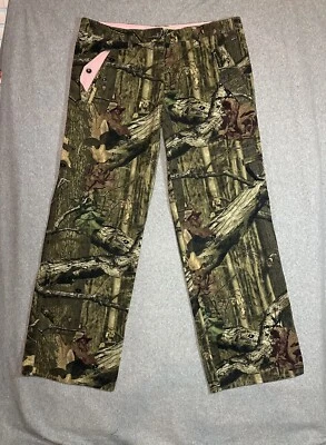 Russell Outdoors "Quest" Camo Pants Women's Hunting Fishing Mossy Oak -M/8-10 - Image 1 of 4