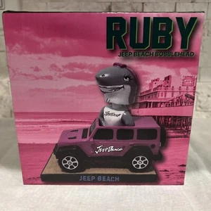 Daytona Tortugas Baseball Ruby Jeep Beach Shark Bobblehead Pink Jeep SGA - Picture 1 of 6