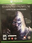 Middle-Earth Shadow Of Mordor *Game Of The Year* Edition Goty (Xbox One)