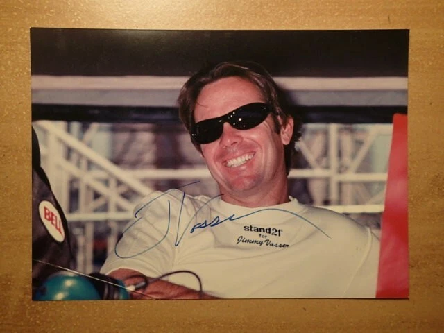 JIMMY VASSER-Signed 8 X 11 Long Beach 1996 Photo-INDYCAR/CART-100% Authentic - Image 1 of 1